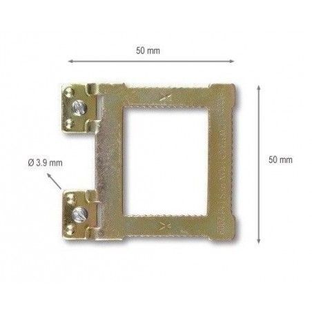 Colgador regulable para marcos de aluminio. 10 ud