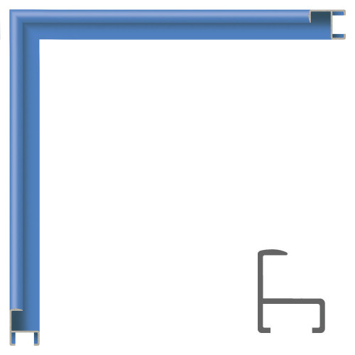 Marco de aluminio AZUL