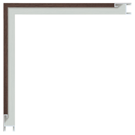 copy of Marco de aluminio arquitecto. CHAPADO EN WENGUE