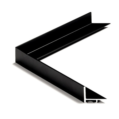 Marco de aluminio FLOAT NEGRO MATE