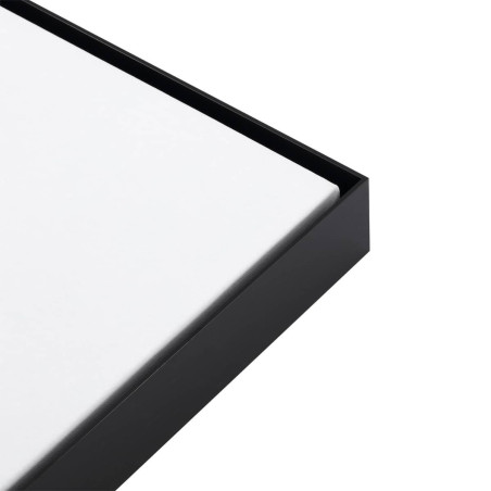 Marco de aluminio FLOAT NEGRO MATE