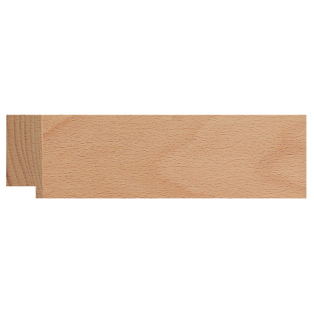 Marco de 50x20 mm en HAYA maciza vaporizada.