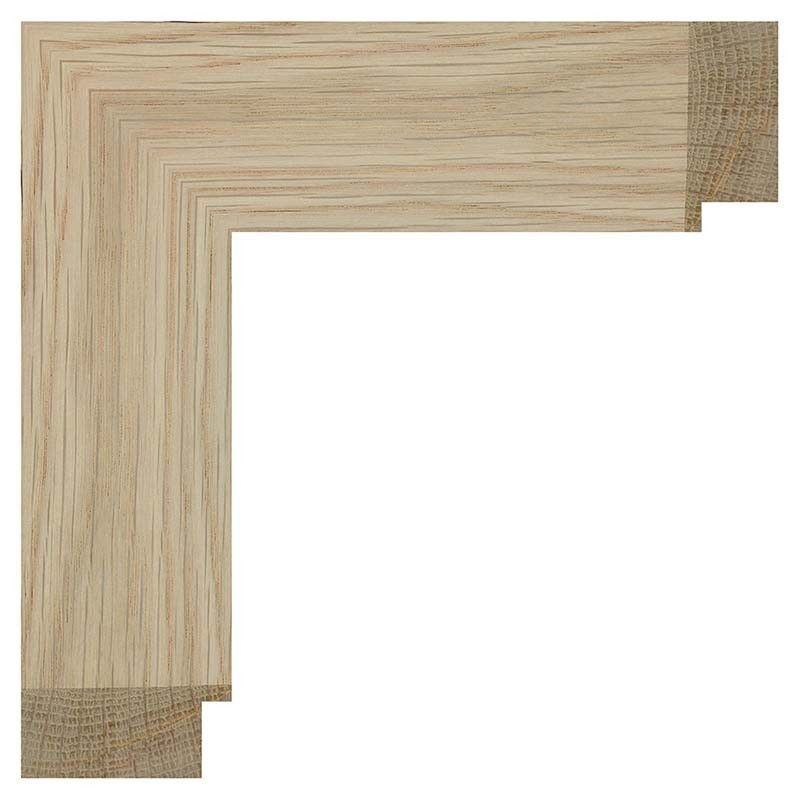 Marco de 50x20 mm en ROBLE macizo