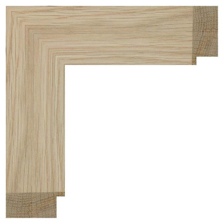 Marco de 50x20 mm en ROBLE macizo