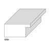 Marco de 40x20 mm en ROBLE macizo