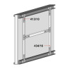 TRAVESAÑO PARA MOLDURAS DE ALUMINIO