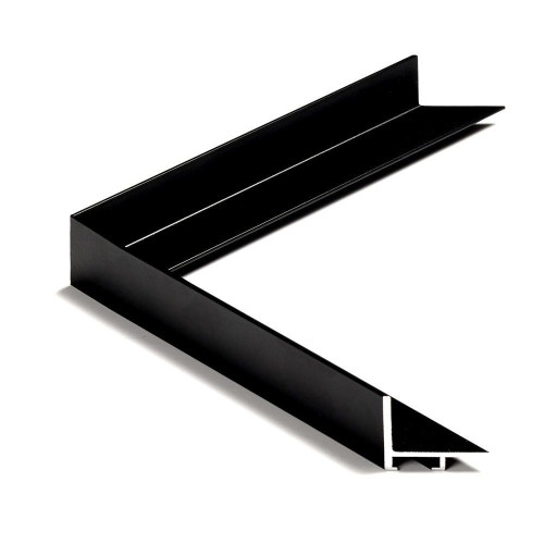 Personalizado: Marco de aluminio FLOAT NEGRO MATE. Med. 30cm x 40cm. -  (incluye 4 palos y kit de montaje)
