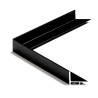 Personalizado: Marco de aluminio FLOAT NEGRO MATE. Med. 30cm x 40cm. -  (incluye 4 palos y kit de montaje)