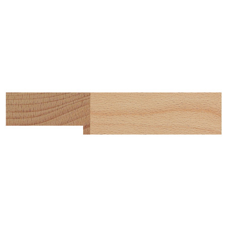 Marco de 33x70 mm en HAYA maciza vaporizada.