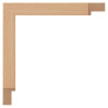 Marco de 20x30 mm en HAYA maciza vaporizada.