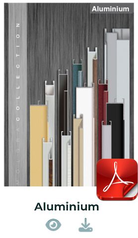 Catálogo PDF de molduras de aluminio para cuadros