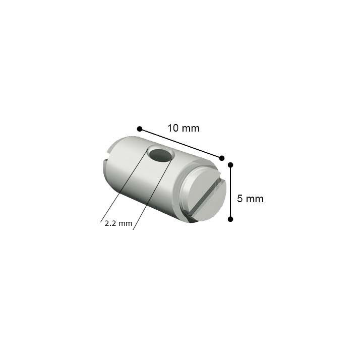 Sujetacables nylon-acero