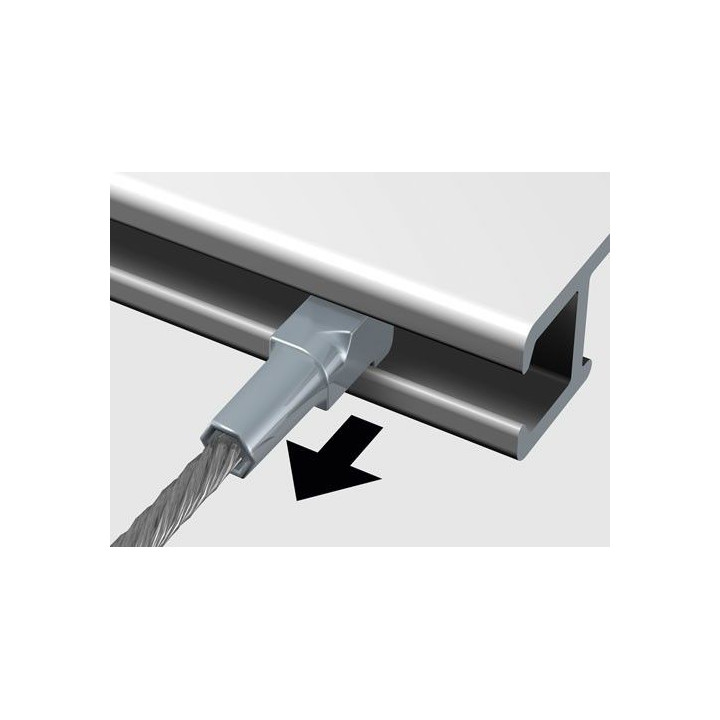 Cable Nylon con TWISTER para colgar cuadros
