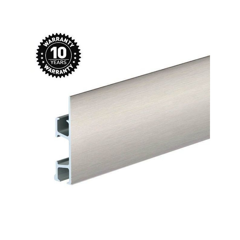 Guias para colgar cuadros ClickRail Pro 200 cm. PLATA