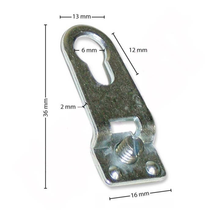 Colgador para marcos de aluminio. 