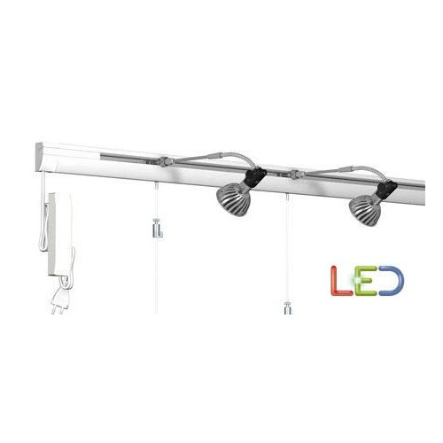 Guía para colgar cuadros COMBIRAIL PRO ELÉCTRICO