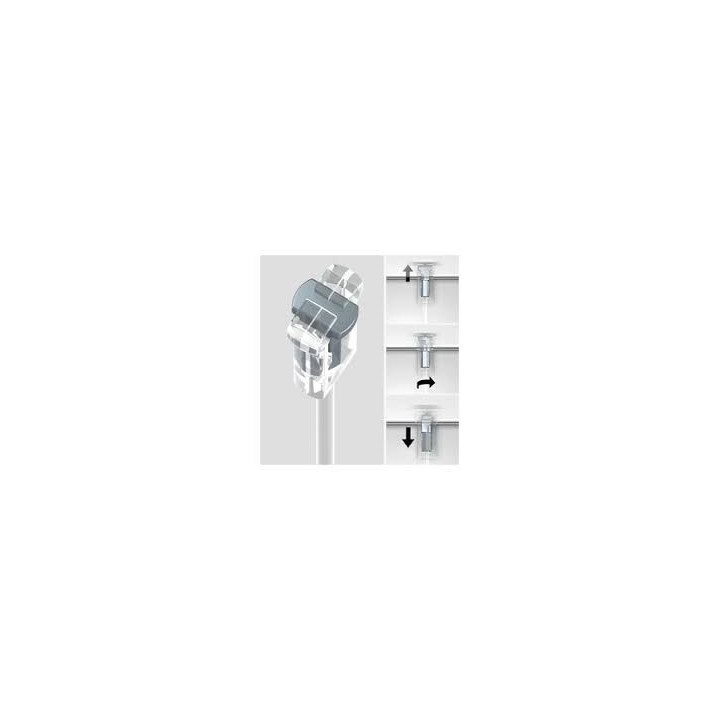 Cable Nylon con TWISTER CLIQ2FIX para colgar cuadros