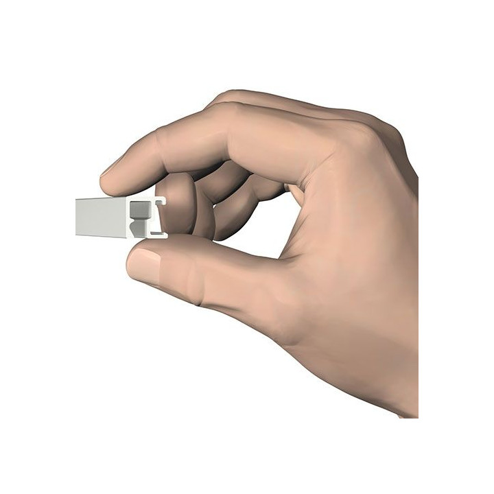 guia contour plata para colgar cuadros