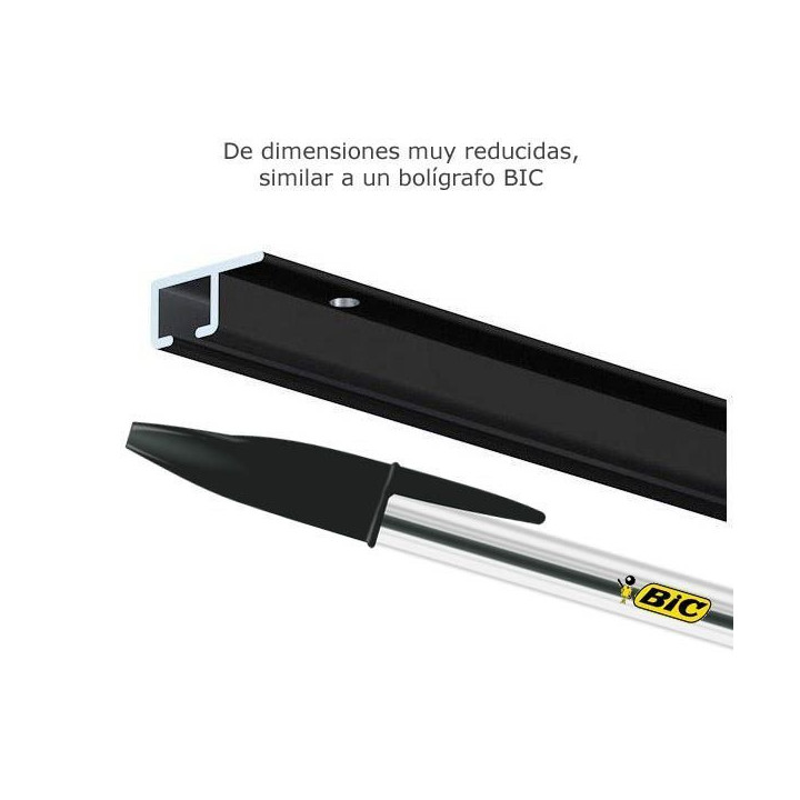 Guía para colgar cuadros del techo negra