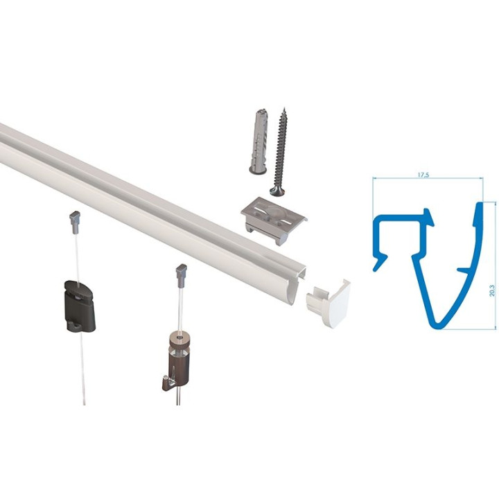 Artiteq Up Rail Blanco PARA TECHO