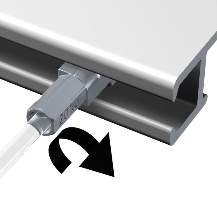 Cable Nylon con TWISTER para colgar cuadros