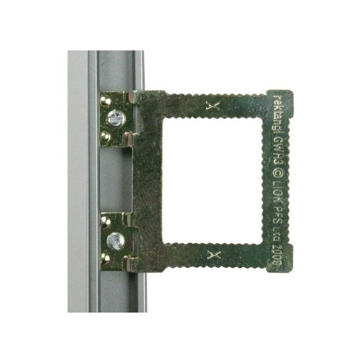 Colgador regulable para marcos de aluminio. 10 ud
