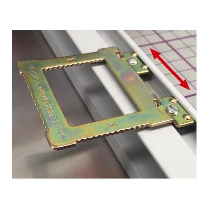 Colgador regulable para marcos de aluminio. 10 ud