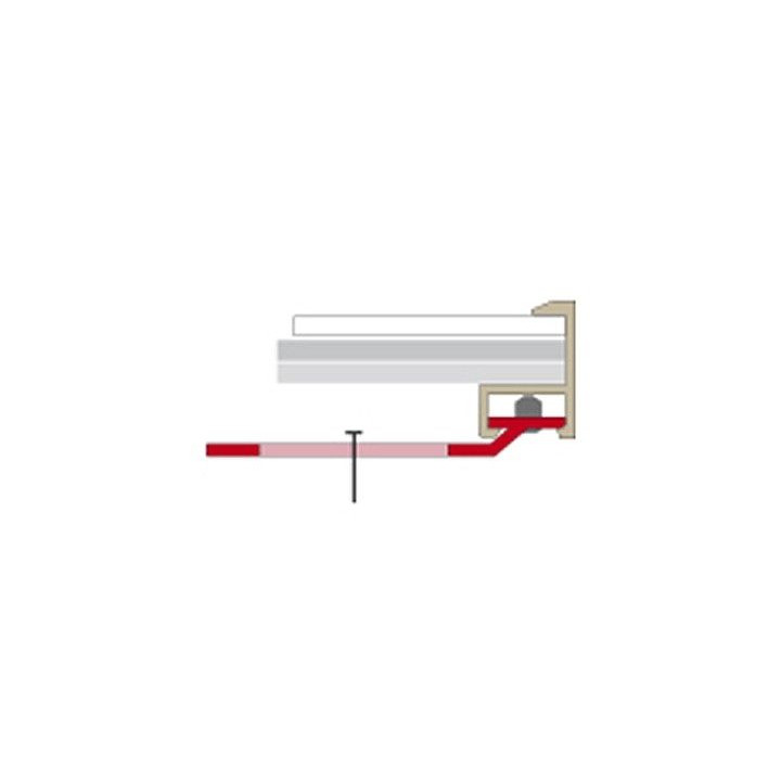 Colgador regulable para marcos de aluminio. 10 ud