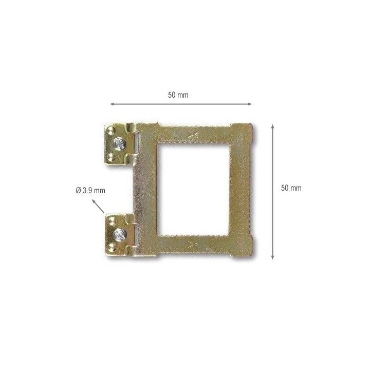 Colgador regulable para marcos de aluminio. 10 ud
