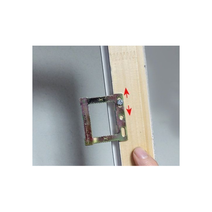 Colgador regulable para marcos de madera. 10 ud