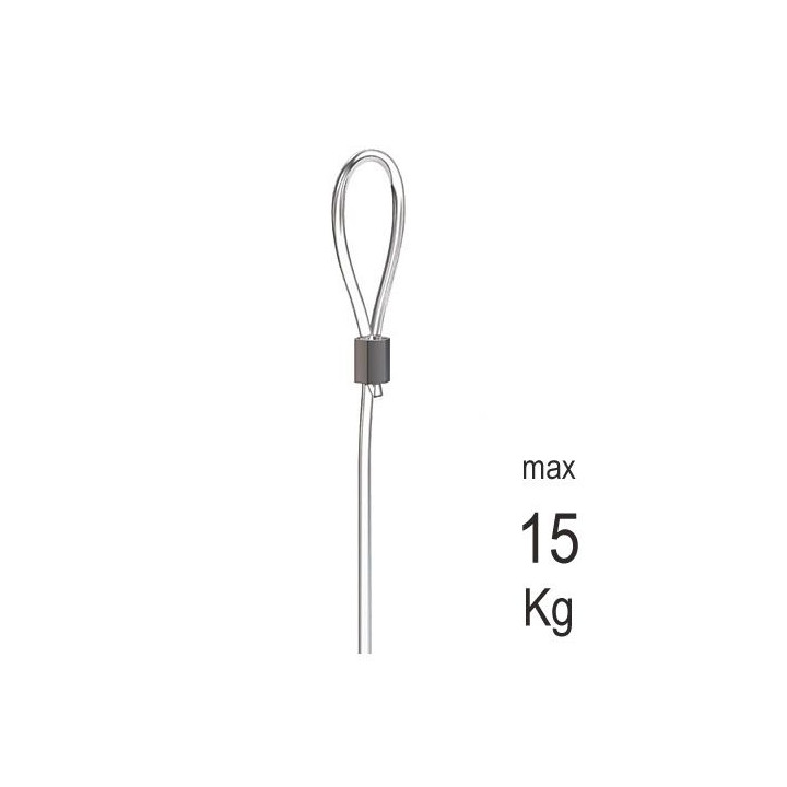 Cuerda de nylon con lazo 200 cm para colgar cuadros