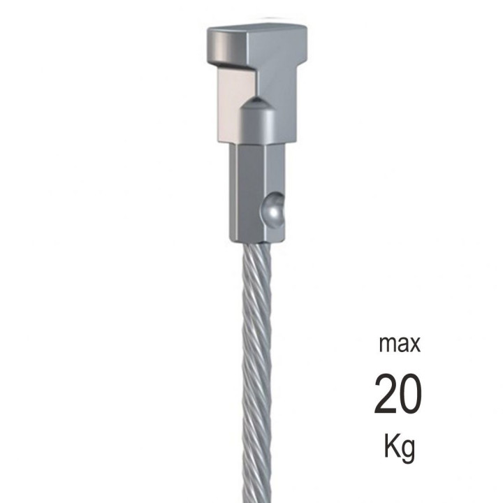 Cable de acero con TWISTER para colgar cuadros
