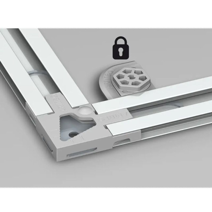 BACK FRAME ANODIZADO PLATA 