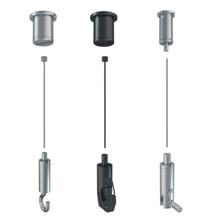 Colgar cuadros con Cable nylon con tope invisible. 150 cm