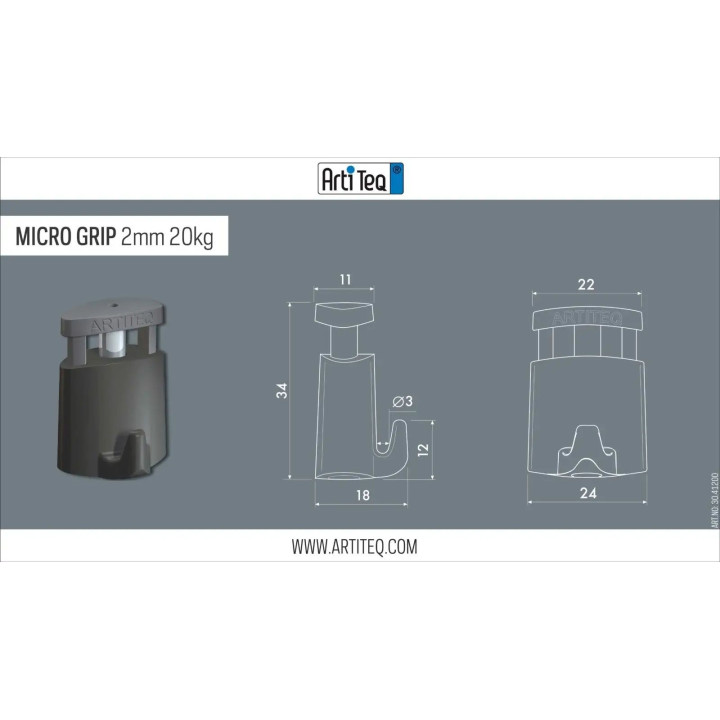 artiteq gancho microgrip max
