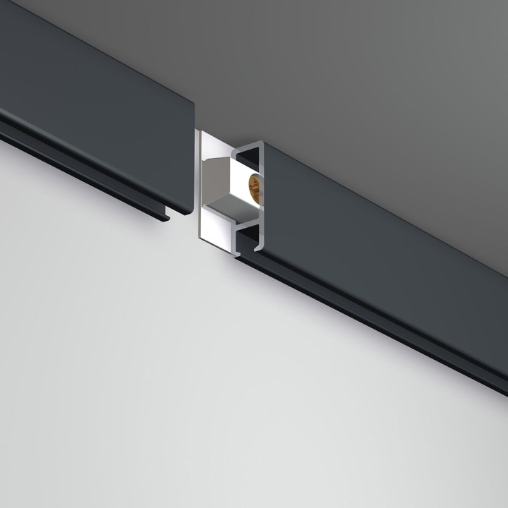 Guía para colgar cuadros ClickRail NEGRO