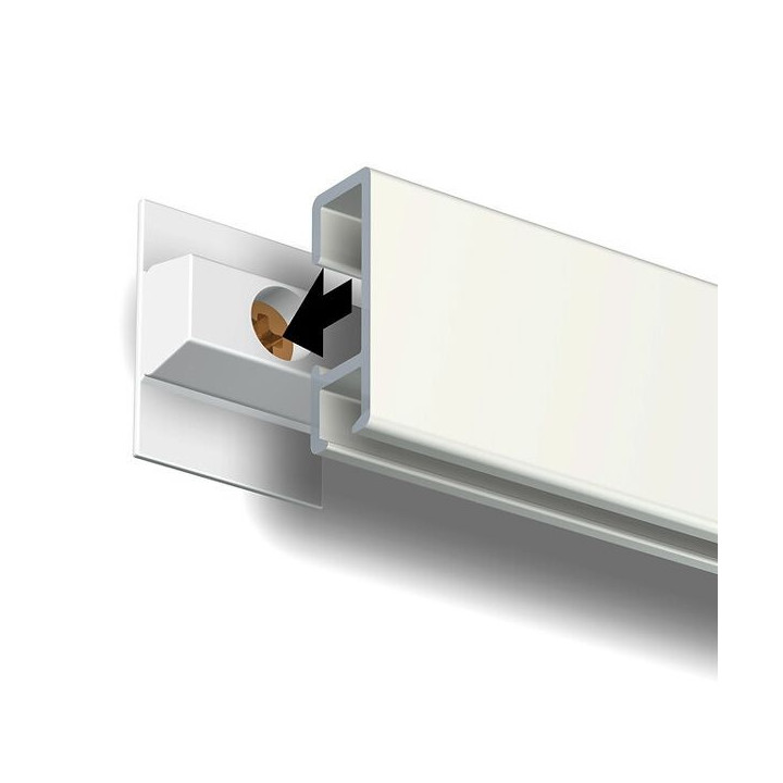 Clip conector soporte ClickRail