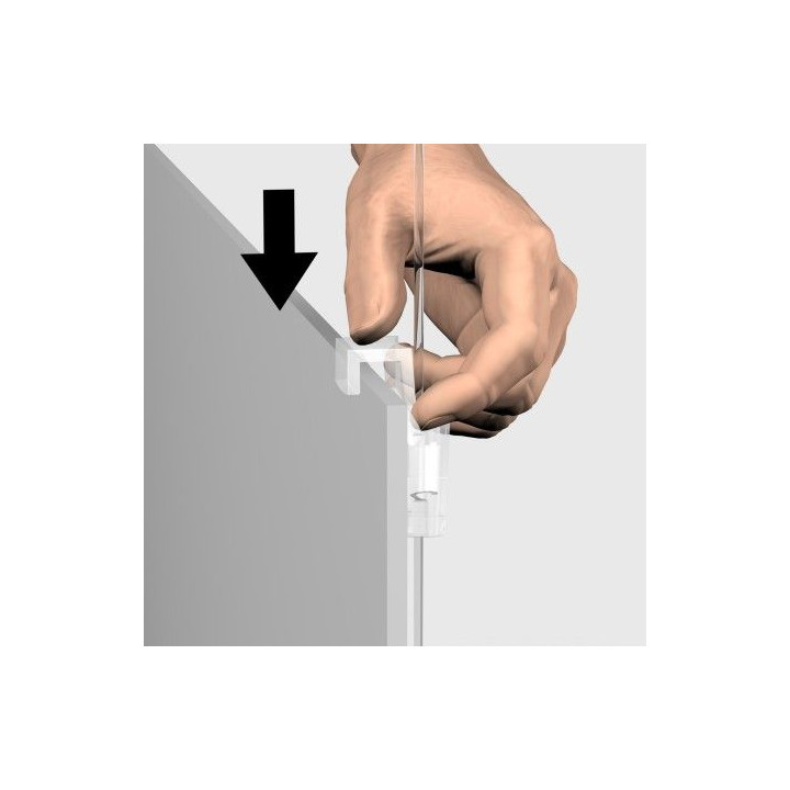 Colgador de paneles carton pluma foam
