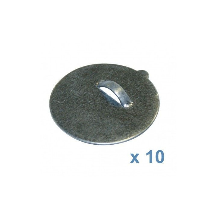 Colgador adhesivo metálico Ø 52 mm. 