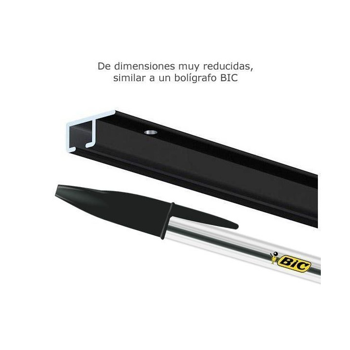 Guía para colgar cuadros techo negra