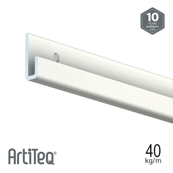 Guía para colgar cuadros Classic Rail PRO BLANCO 200 cm