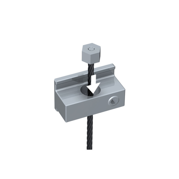 KITS SLIDER T&S Cable de acero negro