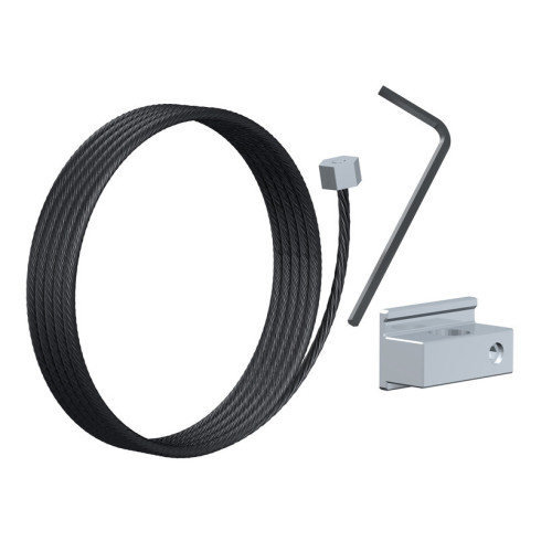 KITS SLIDER T&S Cable de acero negro