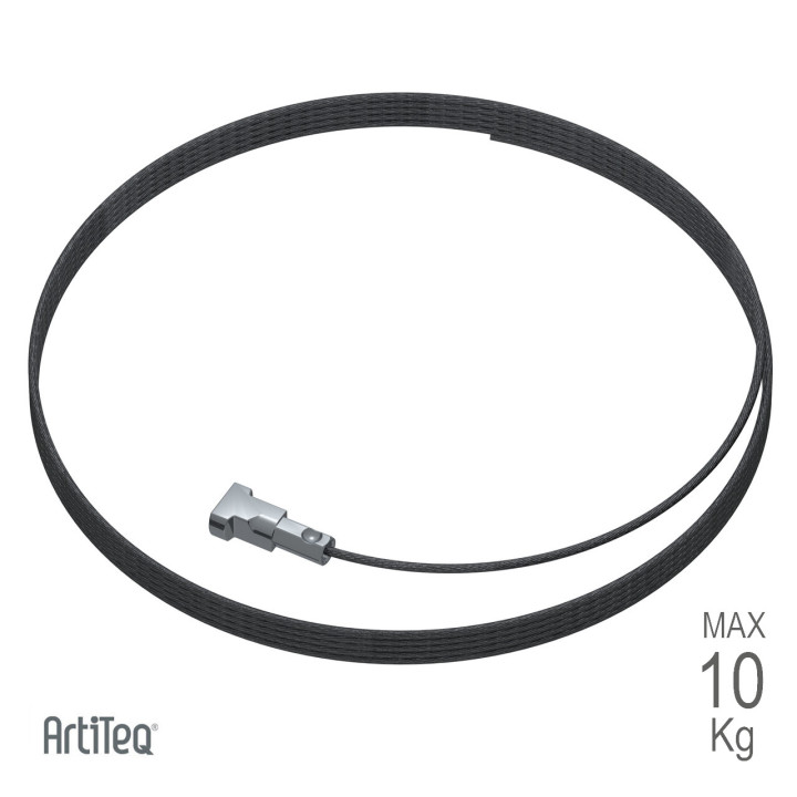 Cable TWISTER MICRO negro 1.2 mm