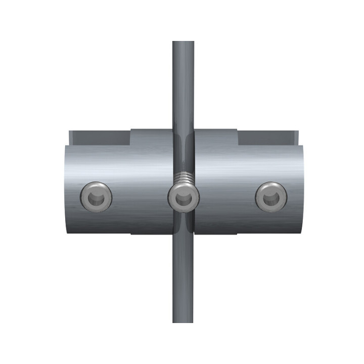 Abrazadera de sujeción doble para cables