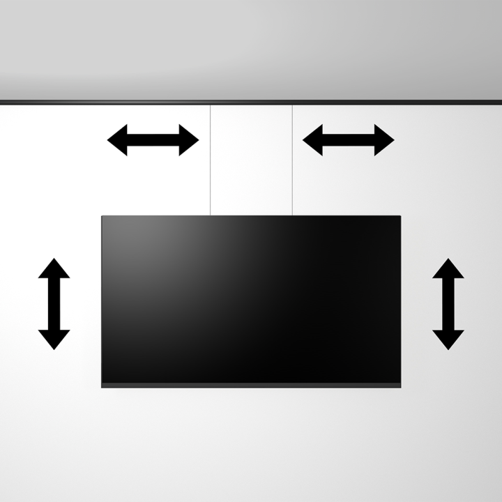 Sistema de suspensión para pantallas de TV