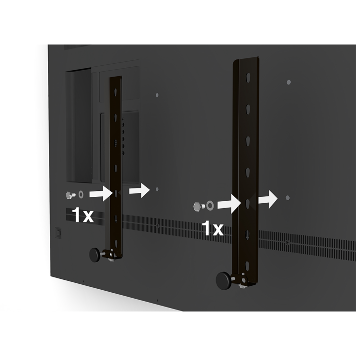 Sistema de suspensión para pantallas de TV