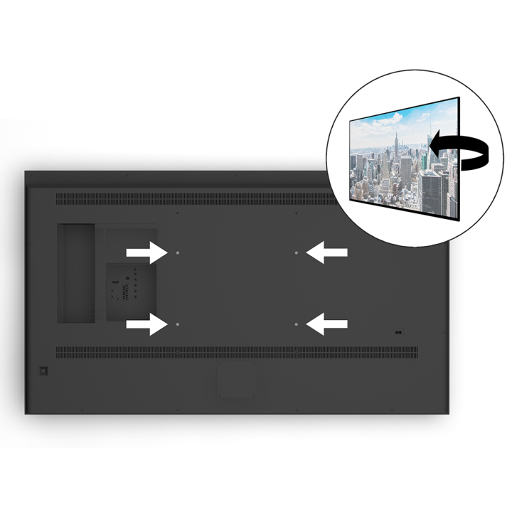 Sistema de suspensión para pantallas de TV