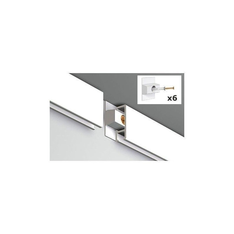 Kit guía para colgar cuadros ClickRail. COBRA. Cable de acero