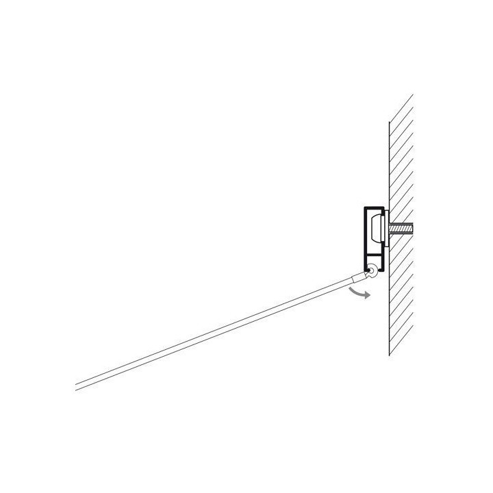 Guia ClickRail blanca para colgar cuadros de la pared